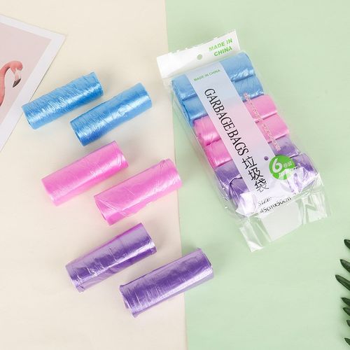 卷装一次性加厚大号彩色垃圾袋