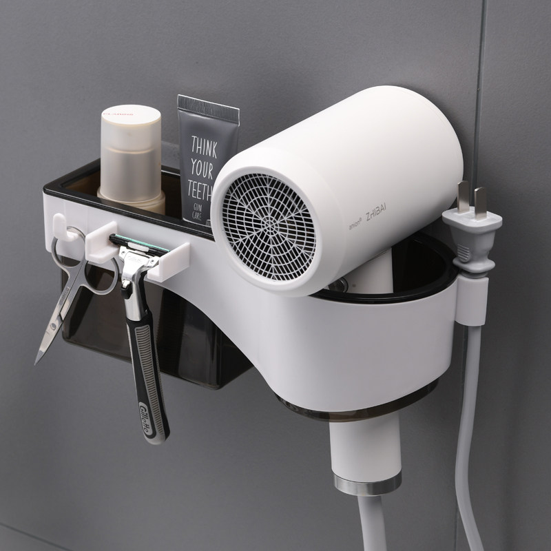 吹风机架免打孔壁挂电吹风挂架收纳风筒架子卫生间浴室置物架家用,家庭/个人清洁工具,浴室角架/置物架,淘宝优惠券,粉丝福利购,淘宝优惠卷