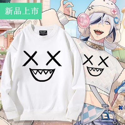 舒适面料卡通动漫宽松卫衣