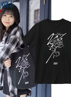 西条和×GEKIROCK联动CV周边22/7泷川美羽同款印花动漫男女夏上衣