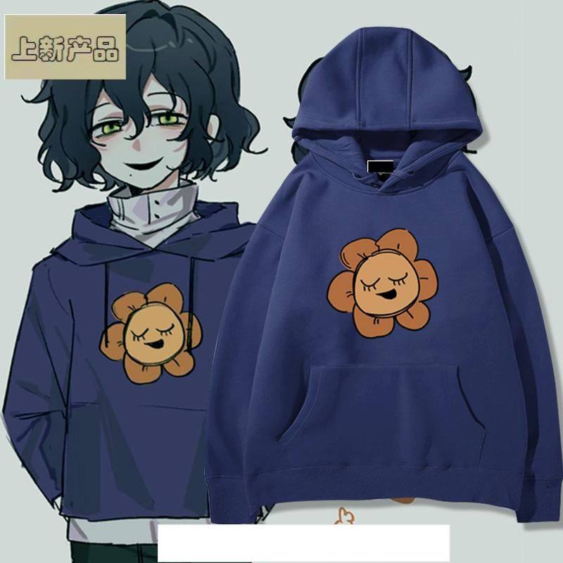 舒适面料卡通动漫宽松卫衣