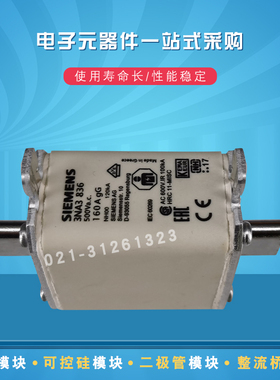 3NA3682 3NX1011-2C 3NW6302-1全新原装快速熔断器