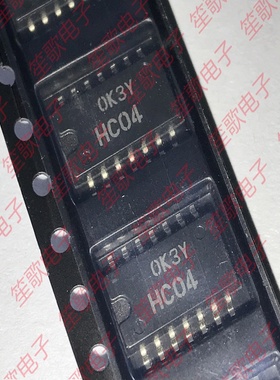 HD74HC04FP 丝印HC04 封装SOP14宽体 逻辑IC 全新进口原装