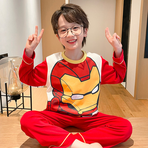 秋衣秋裤钢铁侠家居服