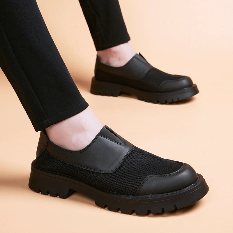 2025透气网面增高男鞋运动休闲懒人一脚蹬时尚潮流百搭软底皮鞋男,流行男鞋,休闲皮鞋,淘宝优惠券,粉丝福利购,淘宝优惠卷