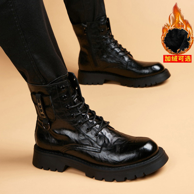 潮流英伦风马丁靴男款