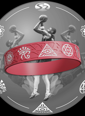 S2原创  KAI重生限定欧文红色sample篮球手环 11号德鲁大叔周边