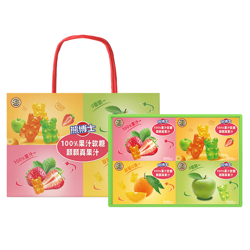 徐福记软糖礼盒100%果汁软糖780g