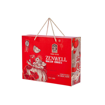 臻味坚果礼盒金牌招财进宝2000g腰果杏核巴旦木干果节日送人团购