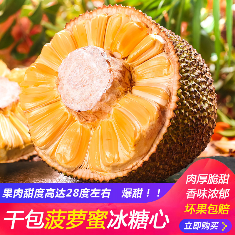 越南红肉菠萝蜜进口红心菠萝波罗蜜新鲜水果一整箱包邮