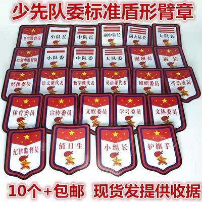 大中小队长大队委中队委臂章袖标