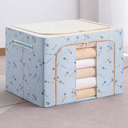 折叠大号家用透明衣服收纳箱