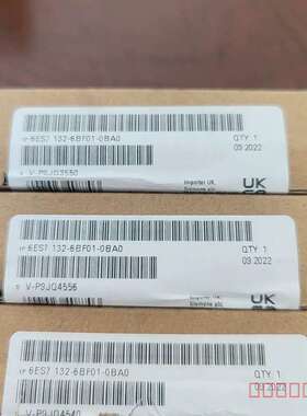 议价6ES7132-6BF01-0BA0共三台2个未开，1个开维修