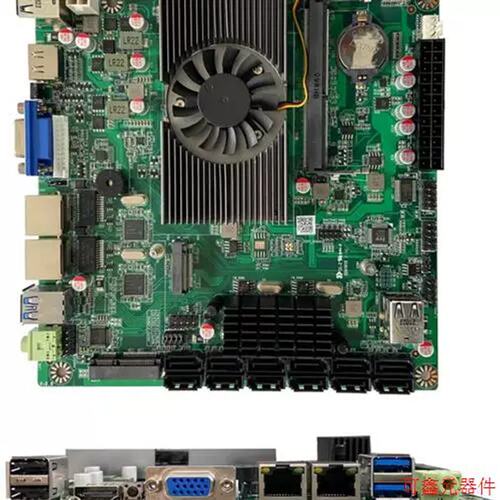 议价直拍不发:N5095储存 NAS主板 伺服器 热插拔 ITX主板12SATA