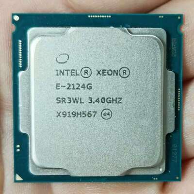 议价Intel Xeon E-2124G/E2124G处理器，正