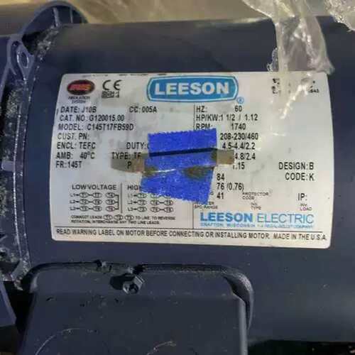 议价LEESON C145T17FB59D 1.12KW
