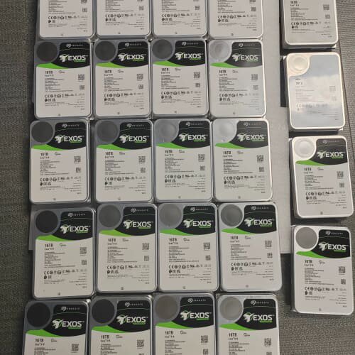 议价希捷16T Exos X8企业级硬盘，型号ST16000NM