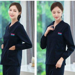 刷手服男长袖手术室洗手衣女手术衣口腔牙科医生康复治疗师工作服