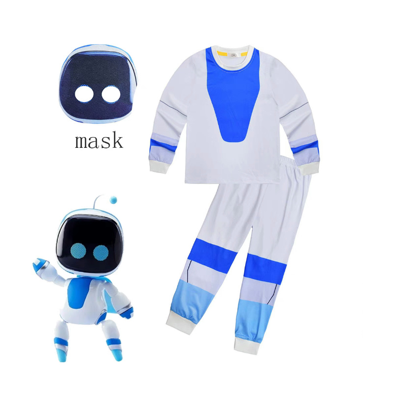人工智能ai宇宙机器人cosplay儿童服装角色扮演服装儿童礼物套装