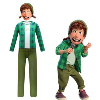 新款青春变形记Turning red小熊猫浣熊卡通动漫表演连体服装