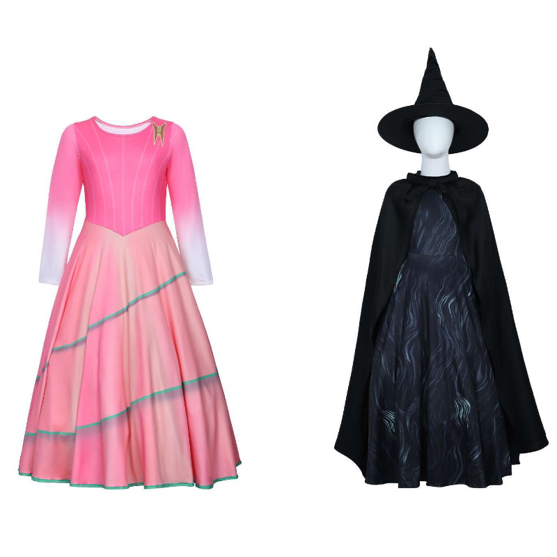 魔法坏女巫cos服格琳达Glinda坏女巫艾芙芭cosplay万圣节演出服装