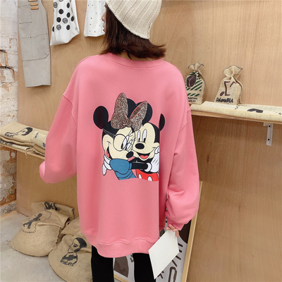 卡通米奇卫衣女大码JLSUNFLOWER