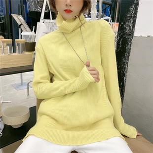 JL sunflower秋冬新款百搭纯色宽松长袖T恤打底衫女纯棉内搭上衣