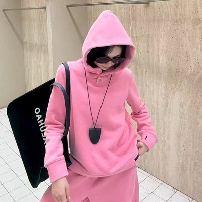 加绒加厚连帽卫衣纯棉打底衫上衣