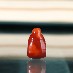 正品川料南红火焰红一体三通高品质CS7号尺寸对孔11.3*10.7*18mm