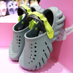 Crocs洞洞鞋卡骆驰夏季波波反光男女鞋户外沙滩鞋拖鞋凉鞋207937