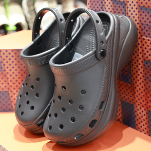 凉拖鞋 小鲸鱼厚底增高沙滩老爹鞋 206302 卡洛驰bae女鞋 crocs洞洞鞋