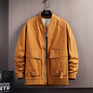 挂拍 100%聚酯纤维秋装新款棒球领夹克休闲外套男JK8829-P85控118图片