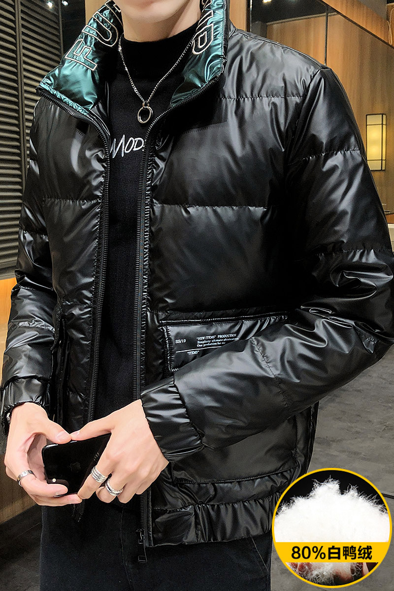 80%白鸭绒冬装新款短款羽绒服男大码外套潮97202,男装羽绒服,电商D240-242