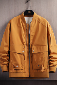 挂拍 100%聚酯纤维秋装新款棒球领夹克休闲外套男JK8829-P85控118图片