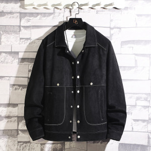 挂拍100%聚酯纤维 秋装新款夹克男休闲修身外套潮JK8801-P95控138图片