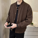 店主风2025秋装新款纯色棒球服夹克男春秋休闲外套JK001-P90，男装夹克，电商D211
