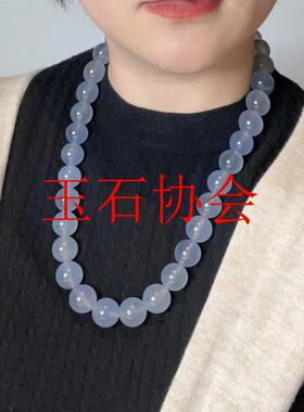 白玉髓大颗粒短款项链白月光
