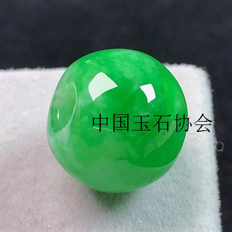 精选冰糯种满绿路路通吊坠缅甸老坑翡翠色满绿阳绿转运珠项链百搭