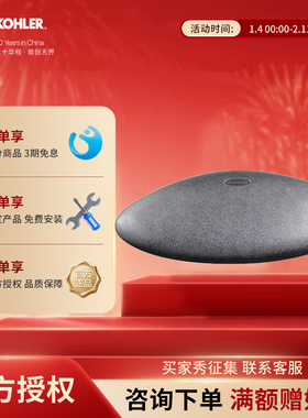 科勒K-1491通用型浴缸浴盆浴枕整体成人浴缸吸盘式软性头枕靠枕