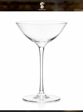 酒吧灵魂BSCK8132日式160ml水晶V型干马天尼个性鸡尾酒马提尼杯