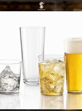 BSCK8101青纱系列日式无铅水晶薄款柯林长饮威士忌水割鸡尾酒水杯
