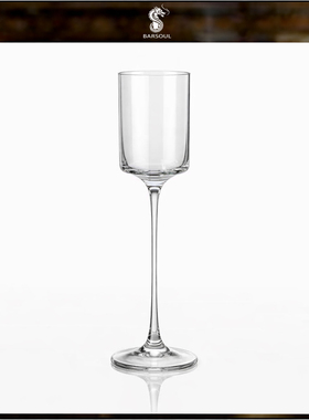 酒吧灵魂BSCK8125水晶木村系135ml日式高脚鸡尾酒杯香槟起泡酒杯