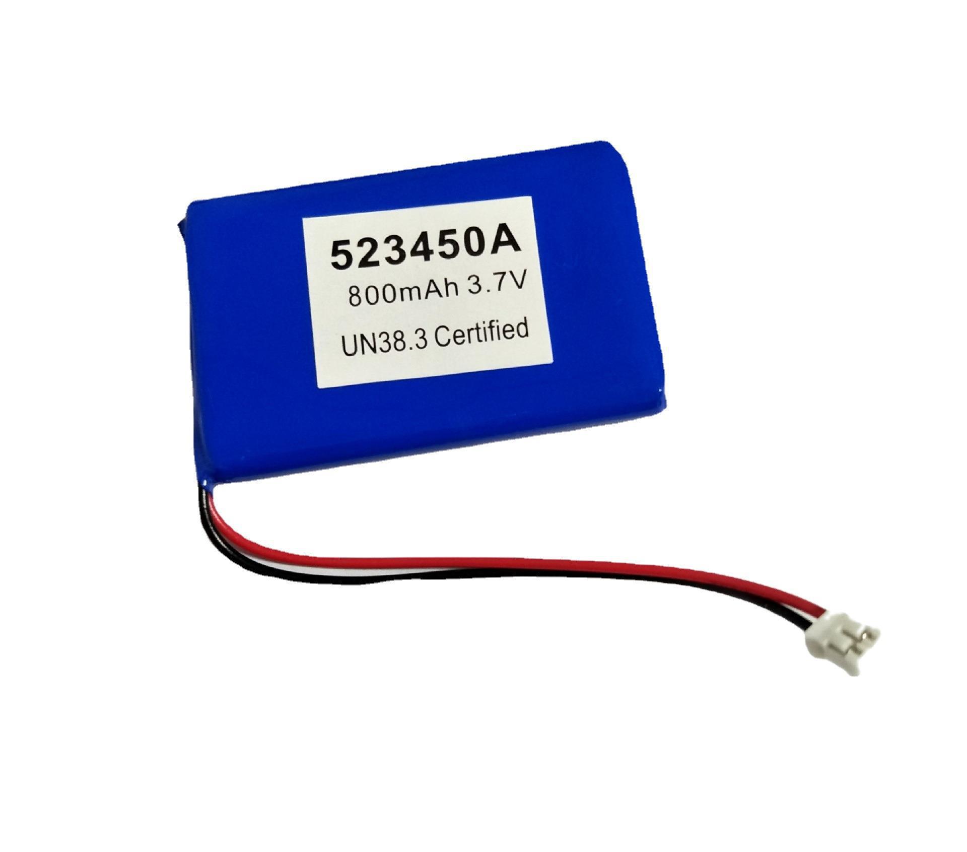 锂电池523450/600mAh3.7V电池头灯电池蓝牙音箱电池垃圾桶电池