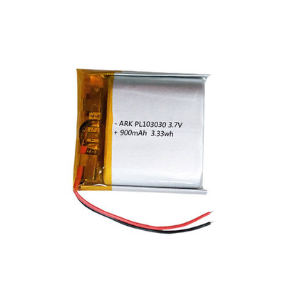 大容量 103030-900mAh 3.7V聚合物软包充电锂电池 适用于应急收音