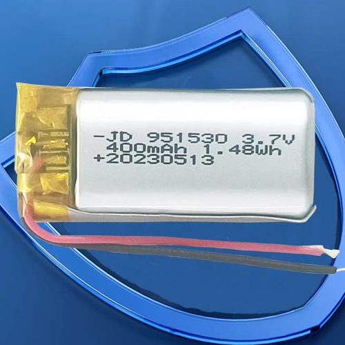 聚合物锂电池951530-400mAh/901530/801530注氧仪 挂脖风扇锂电池