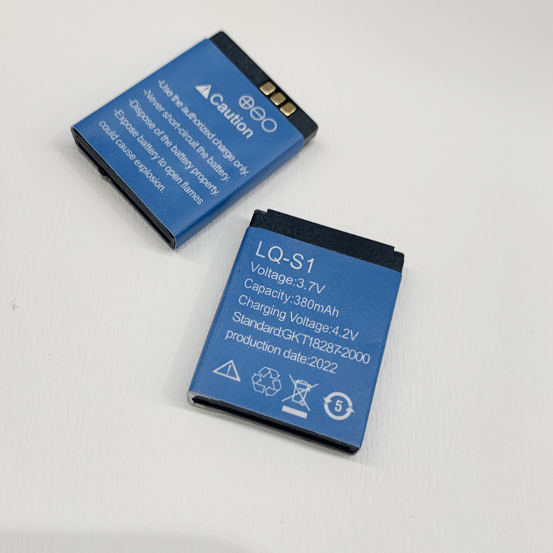 聚合物锂电池智能手表电池A1v8手表492227容量230mah电子数码