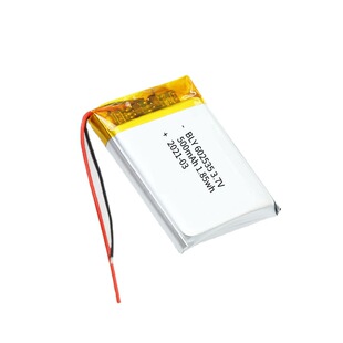 602535聚合物锂电池3.7V应急灯电动监测仪软包电池500mAh