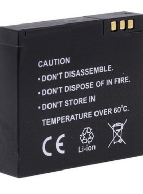 适用小米小蚁AZ13-1相机电池 运动相机配件 1010mAH 备用电池