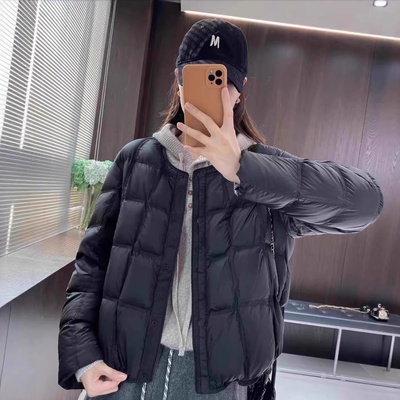 羽绒服女2025秋冬新款韩版宽松休闲百搭加厚保暖白鸭绒外套上衣