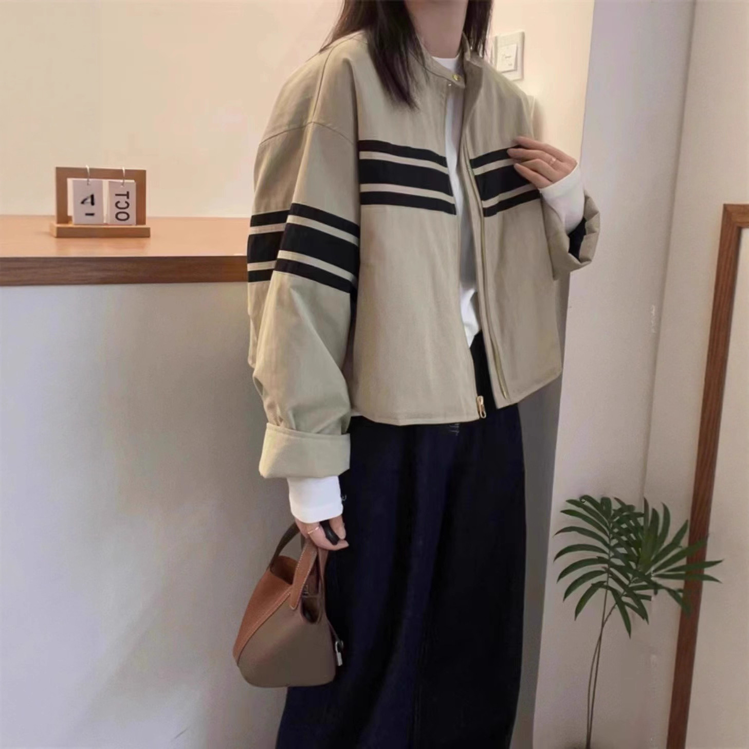 韩版棒球服外套女春秋2025年新款小个子短款休闲宽松爆款夹克